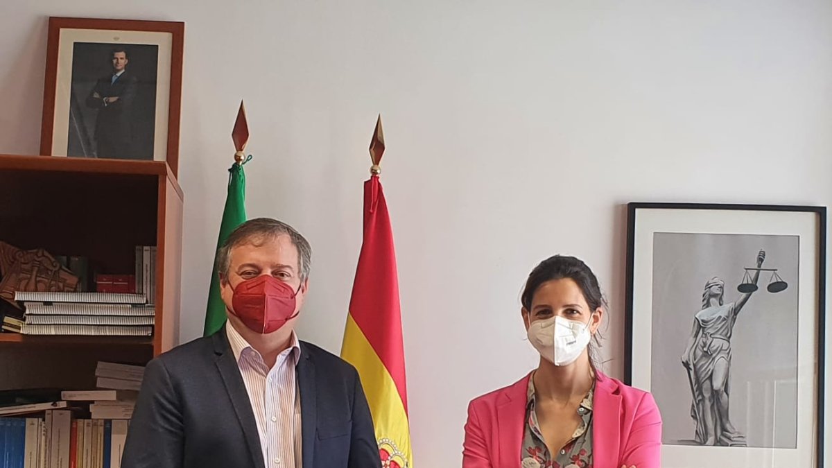 Visita del delegado al municipio de Vera.