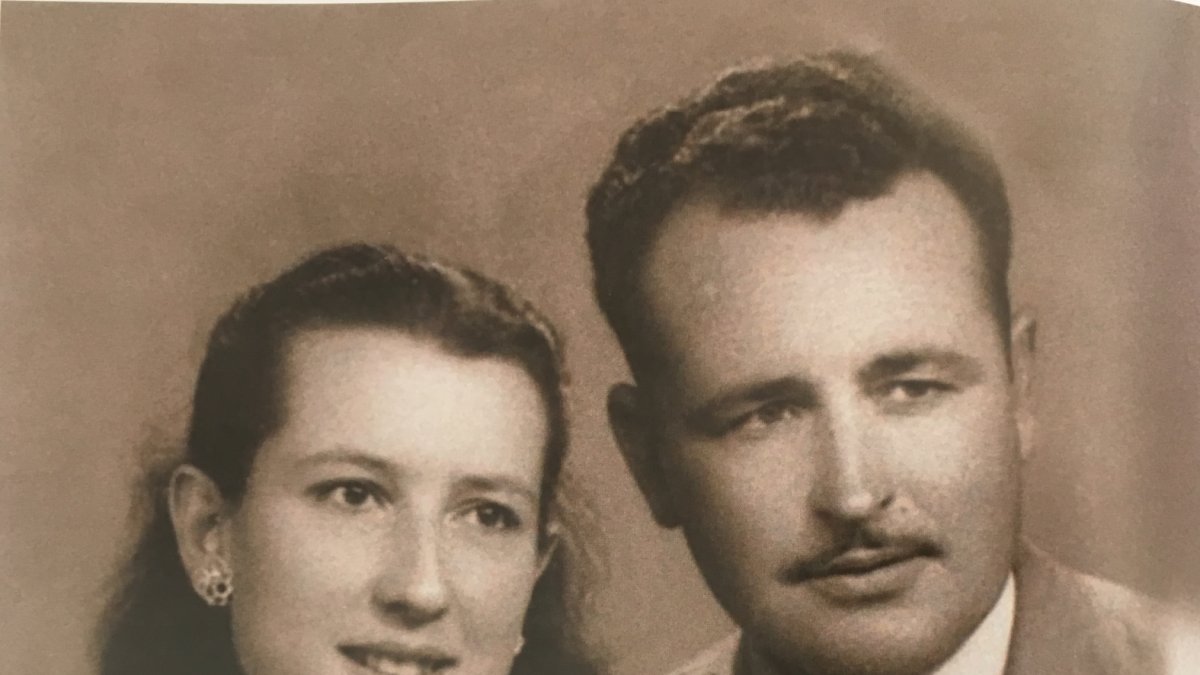 Francisco José Sánchez Fernández (Sorbas 1926-1986), junto a su mujer, Beatriz Martínez Collado.