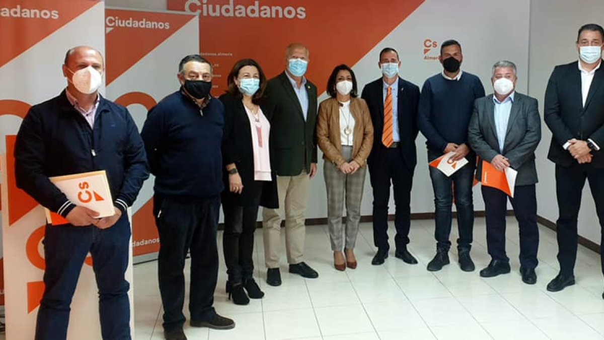 Fotografía tras la reunión con Javier Imbroda.