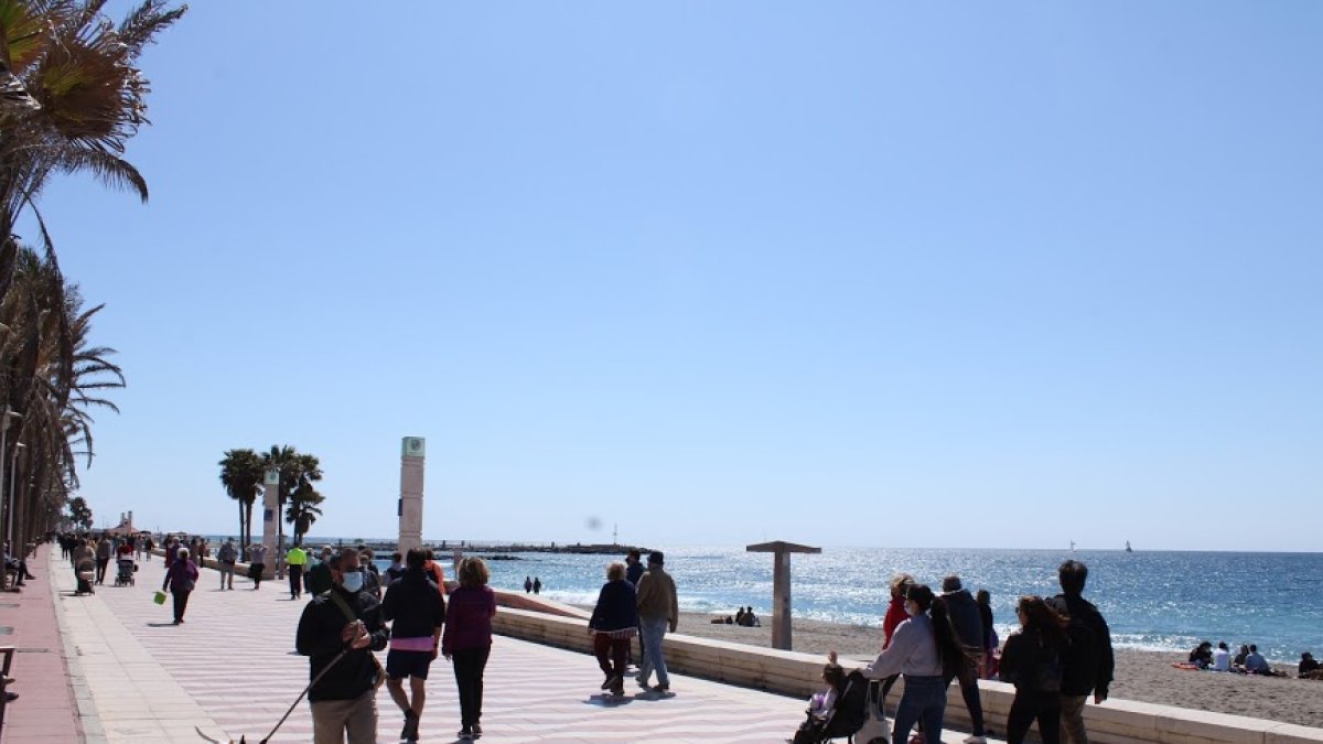 Imagen del Paseo Marítimo de Almería.