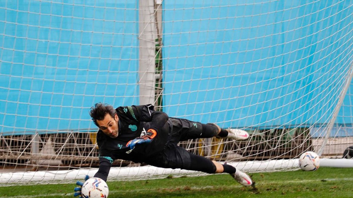 Diego López está muy centrado en el próximo rival, el Leganés.