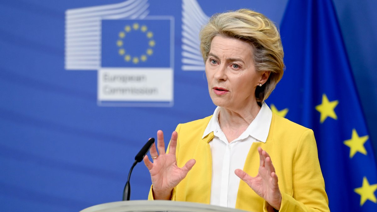 La presidenta de la Comisión Europea, Ursula von der Leyen.