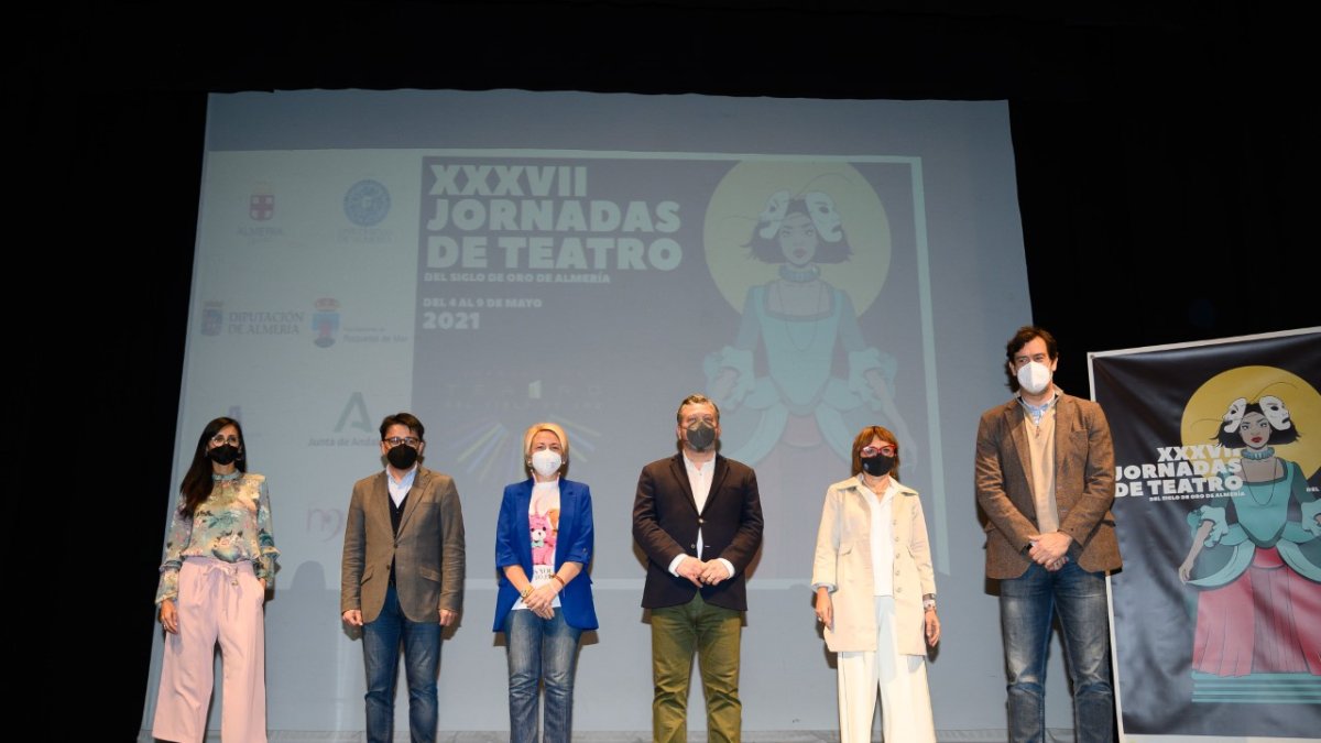 Presentación de la Jornadas de Teatro del Siglo de Oro esta mañana en el Teatro Apolo.