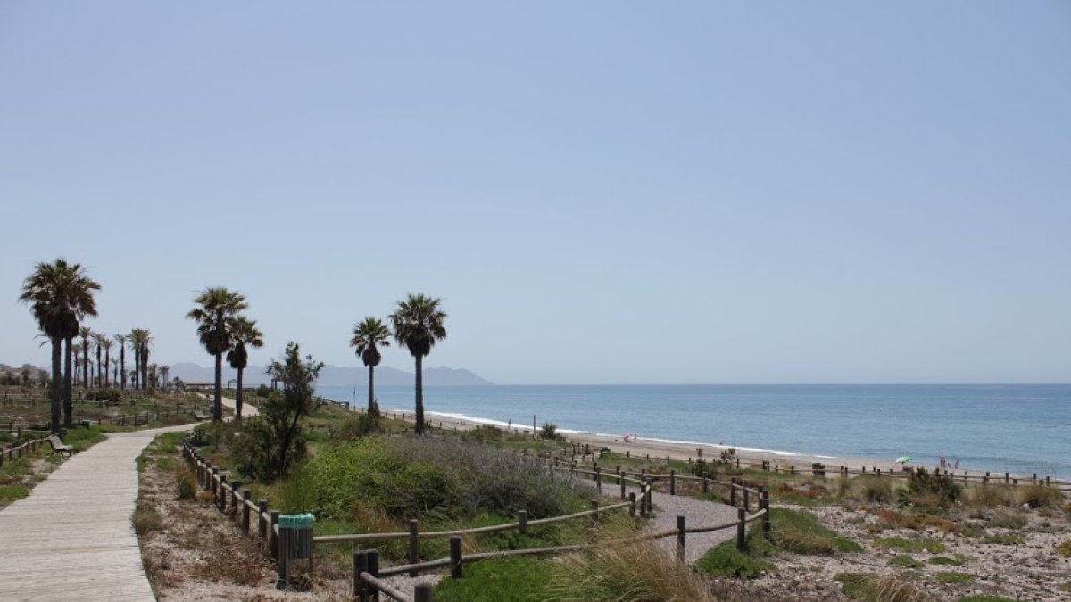 Una de las playas de la zona en la que ha aparecido el cadáver.
