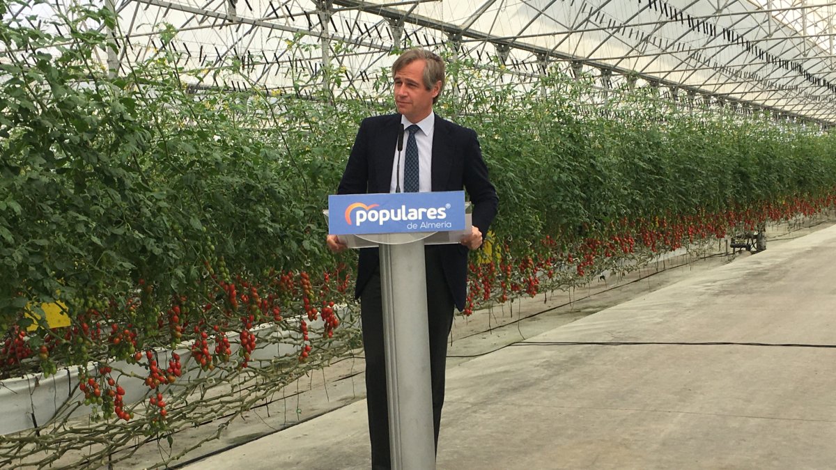 Antonio González Terol, durante su comparecencia en Grupo Caparrós.