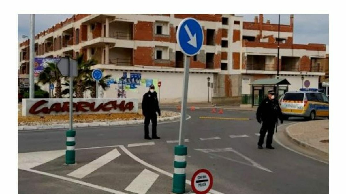 Policía local de Garrucha, en una imagen de archivo.