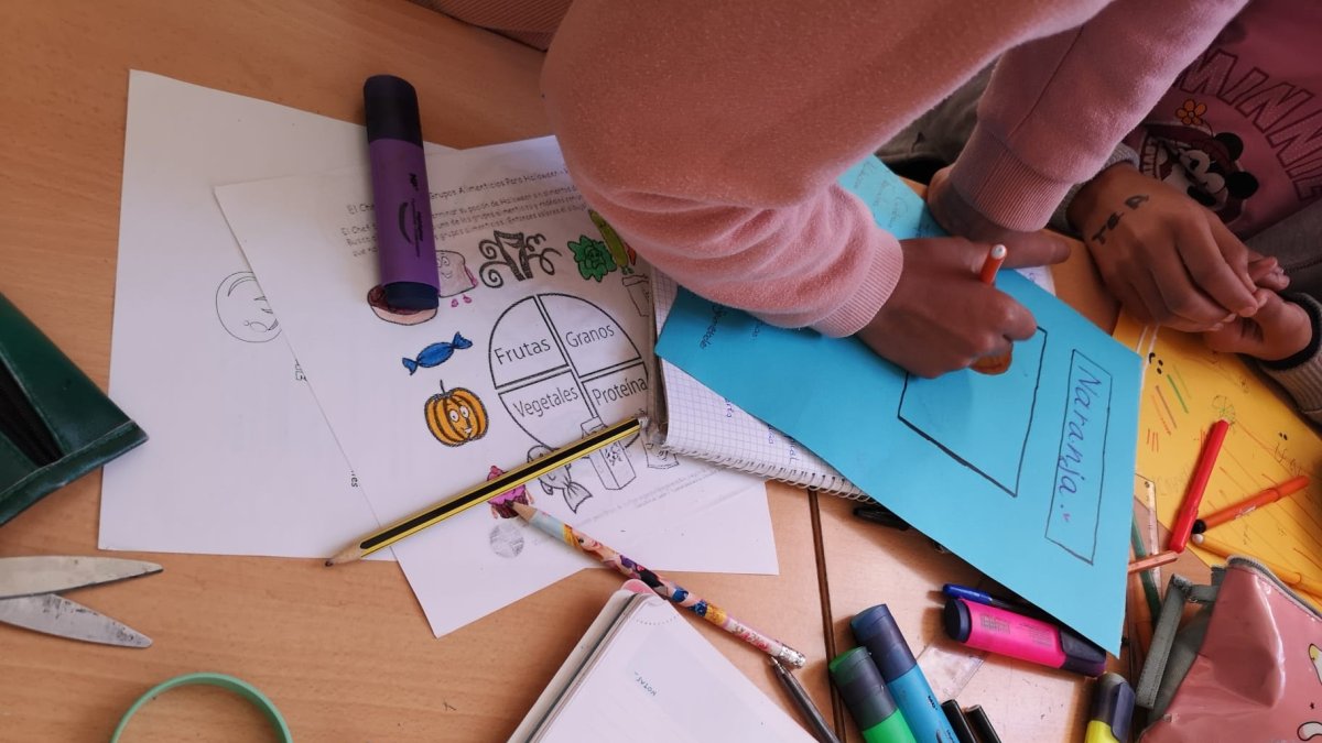 Una de las actividades que se realizan en los centros para fomentar estos valores.