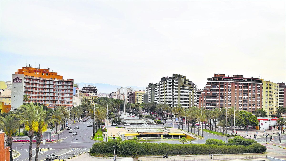 Zona de conexión entre la rambla y la zona portuaria