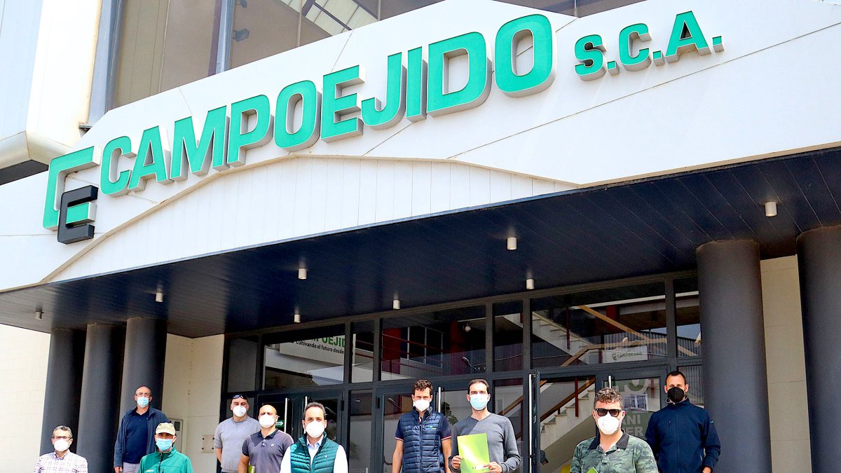El presidente de COITAAL al término de la reunión celebrada en Campoejido.