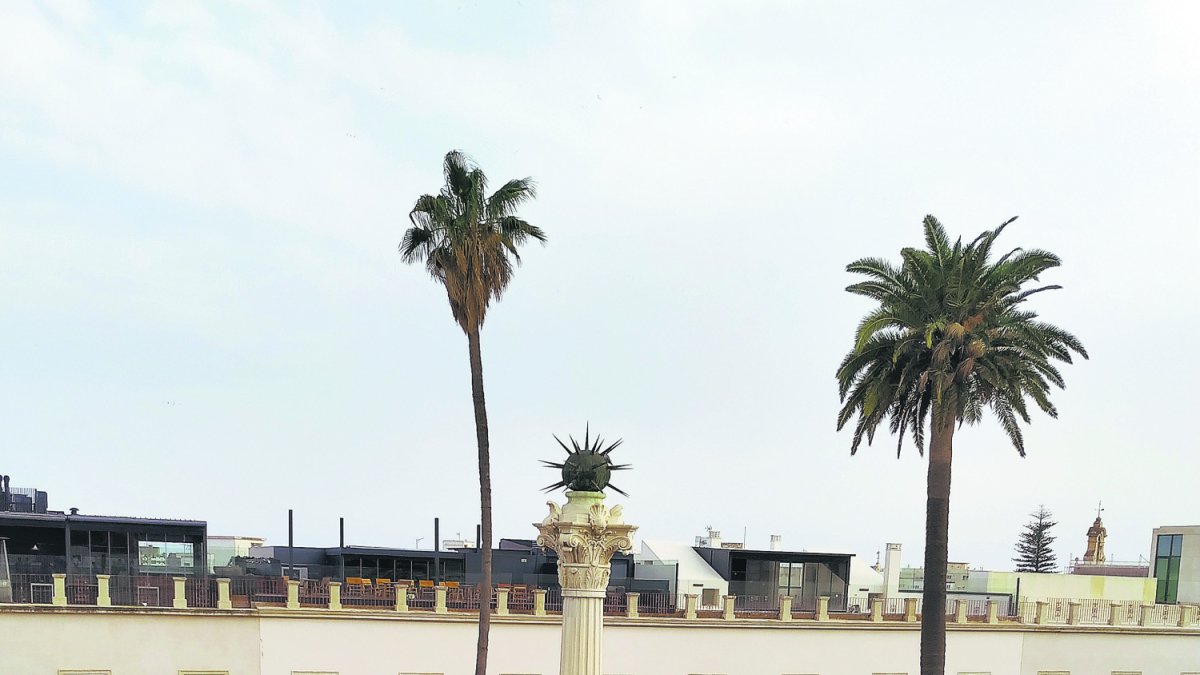 Vista del Monumento a los Mártires de la Libertad