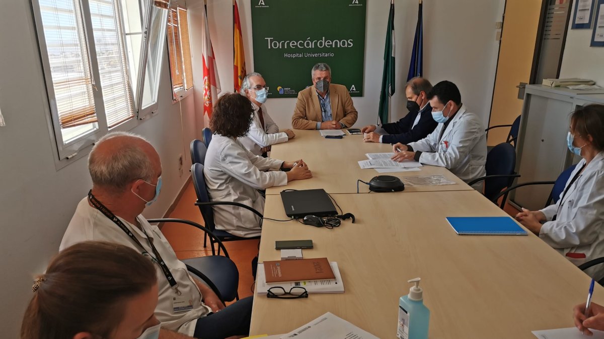 Reunión del comité contra agresiones al personal sanitario.