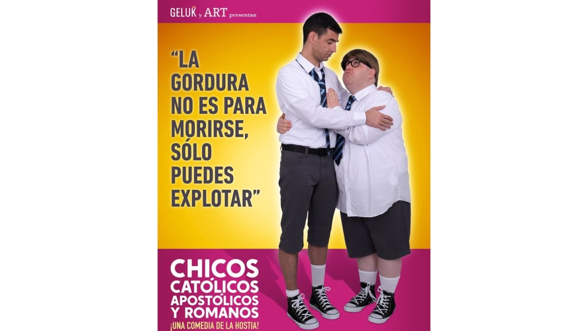 El actor garruchero, José Quesada, a la izquierda, protagonista de la obra.