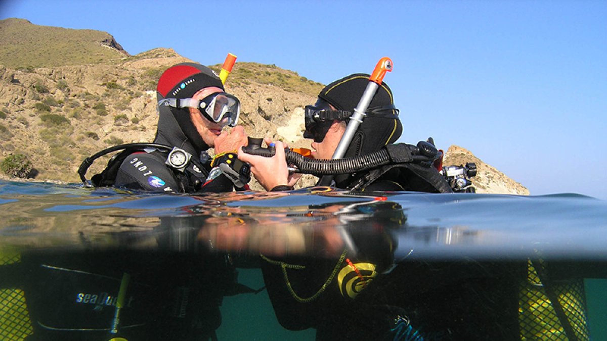 El PMD enseña los fondos marinos de Cabo de Gata.