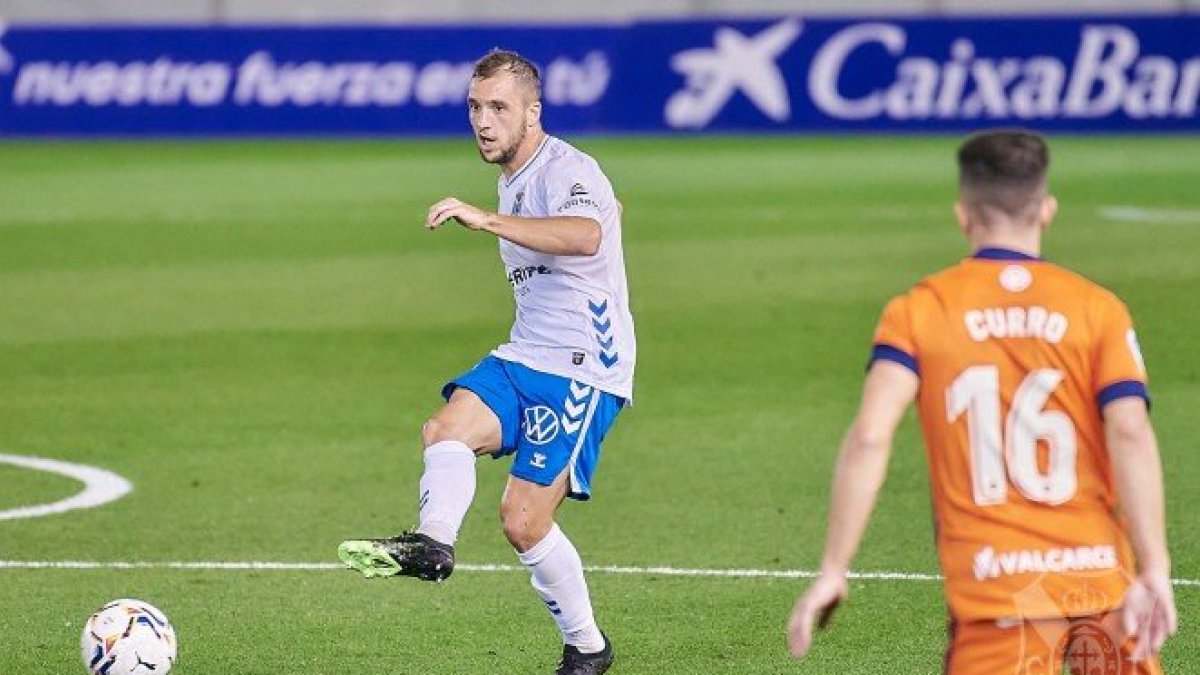 Valentín Vada ha ido de menos a más en el CD Tenerife.