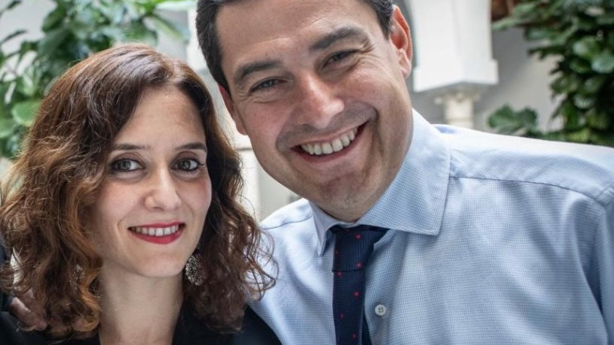 Isabel Díaz Ayuso y Juanma Moreno.
