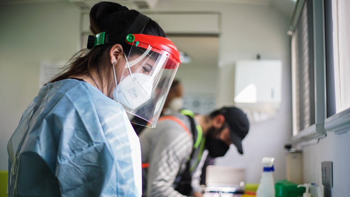 El mejor equipo sanitario para el estreno de la carrera.