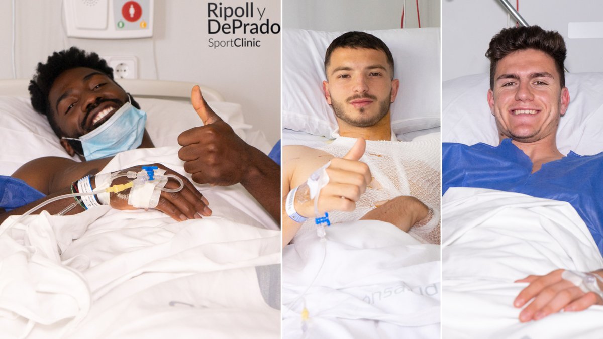 Wellington Farías, Pau Vidal y Alejandro Huerta empiezan la recuperación.