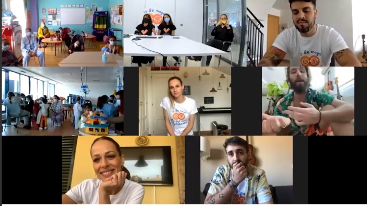 La videollamada realizada.