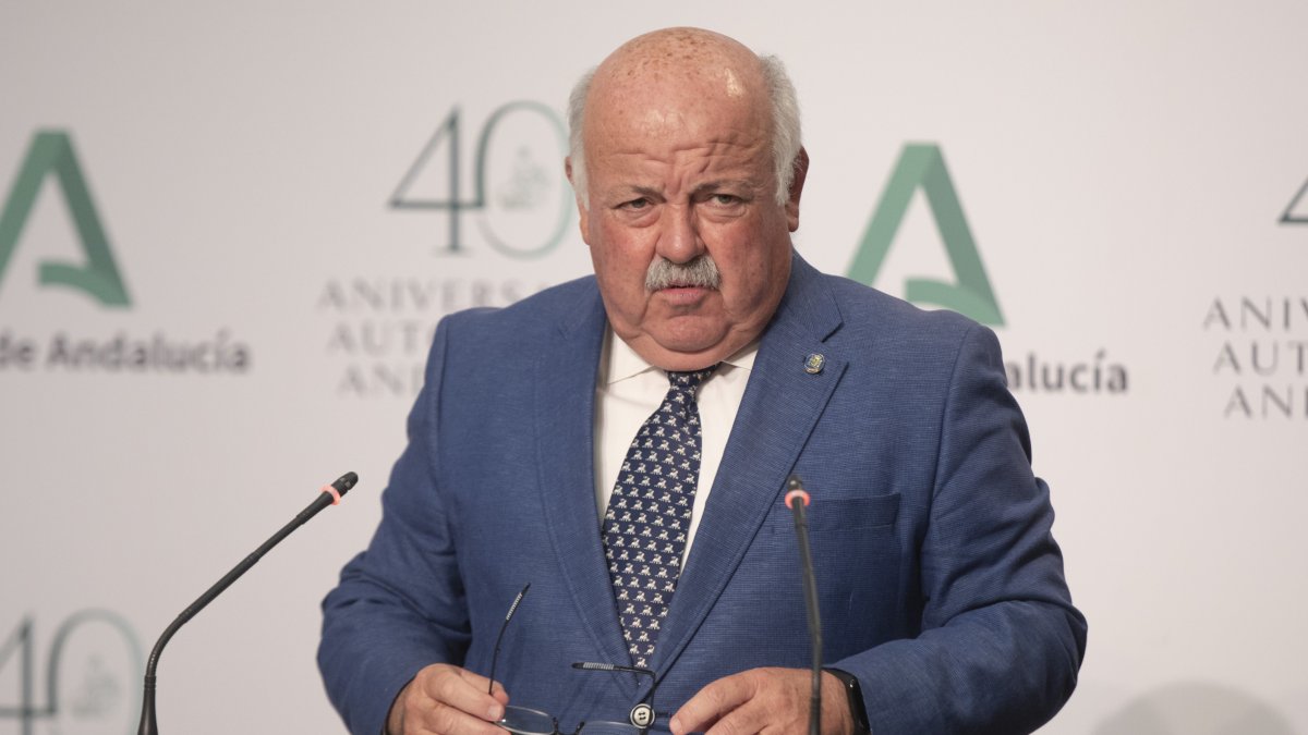 Jesús Aguirre, consejero de Salud y Familias de la Junta de Andalucía.