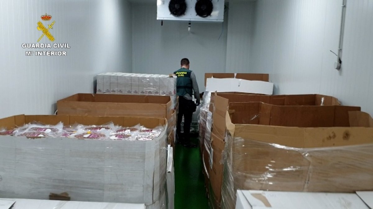 En la provincia se han encontrado envases con productos ibéricos que presentaban irregularidades.