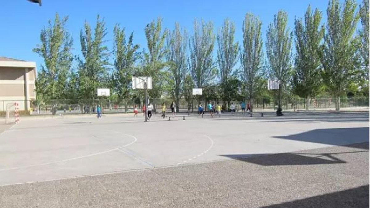El patio de un colegio andaluz.