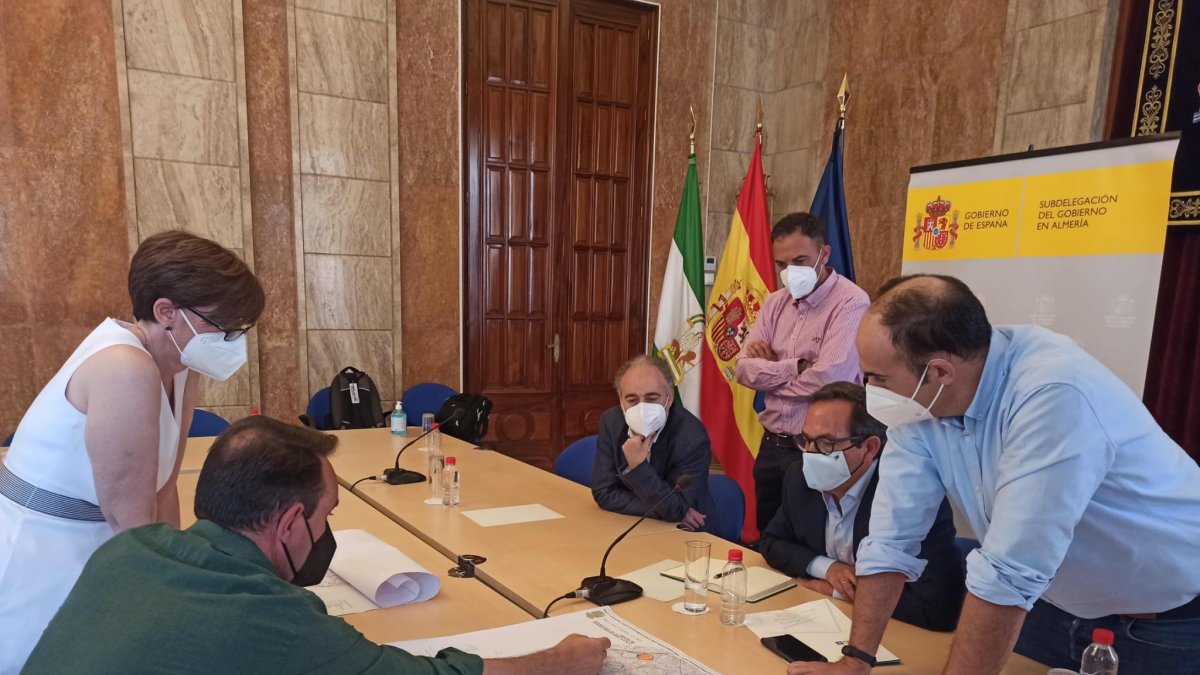 Reunión entre Ayuntamiento de Antas y REE.