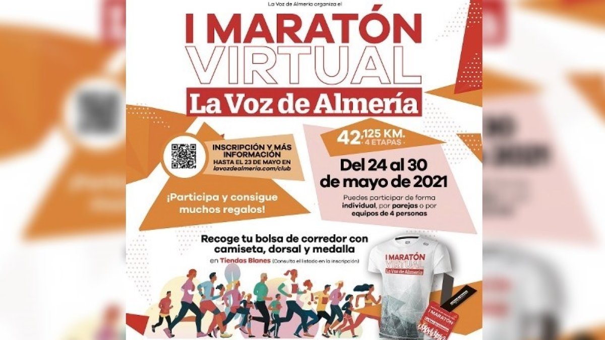 Cartel de la prueba organizada por LA VOZ.