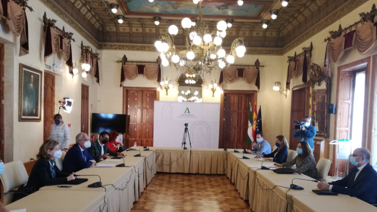 Reunión de la consejera y su equipo con dirigentes de Asempal