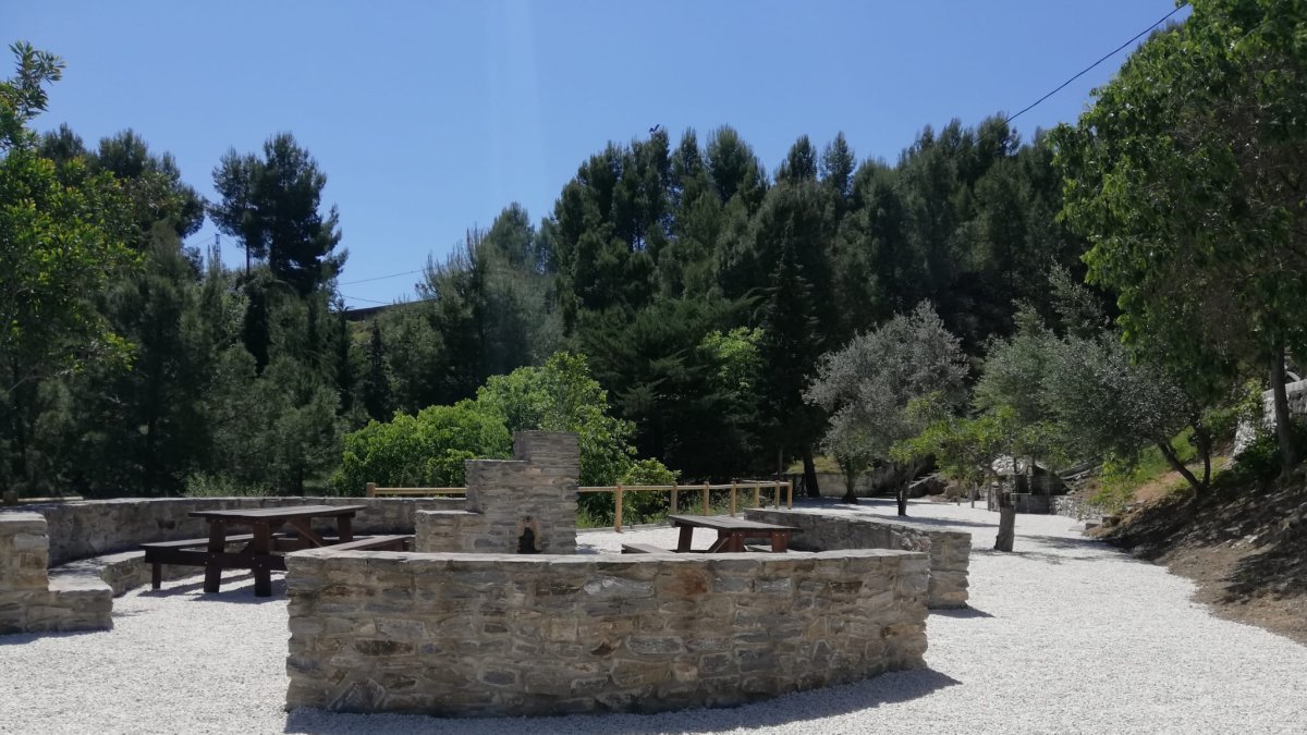 Parte del área totalmente recuperada y mejorada.