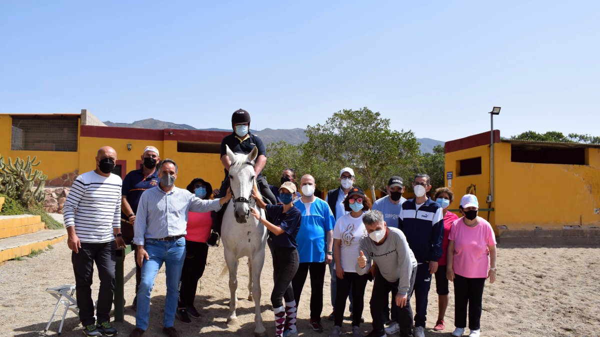 Foto de familia en una jornada espectacular.