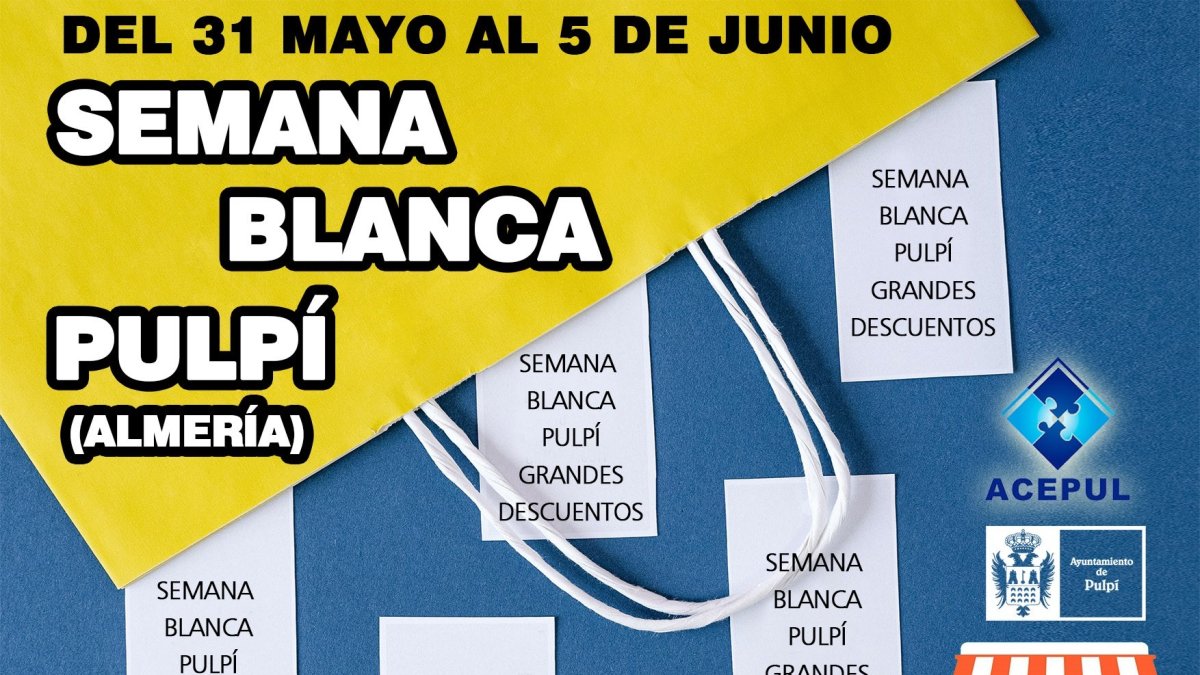 Cartel de la Semana Blanca pulpileña.