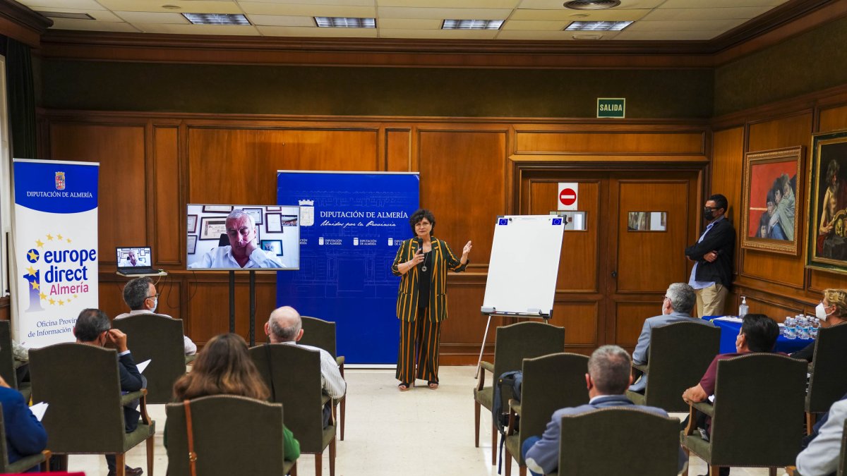 El Salón de Plenos de la Institución Provincial acogió la reunión.