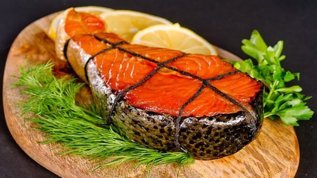 Salmón para almorzar este sábado.
