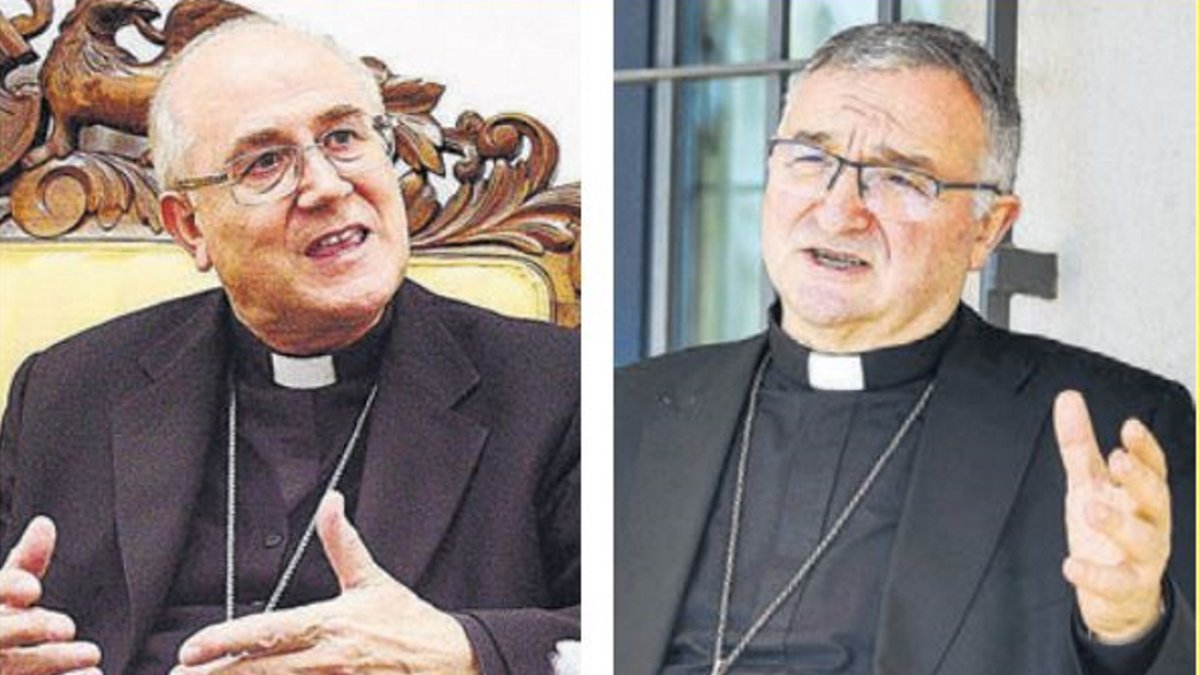 Don Adolfo González Montes y don Antonio Gómez Cantero.