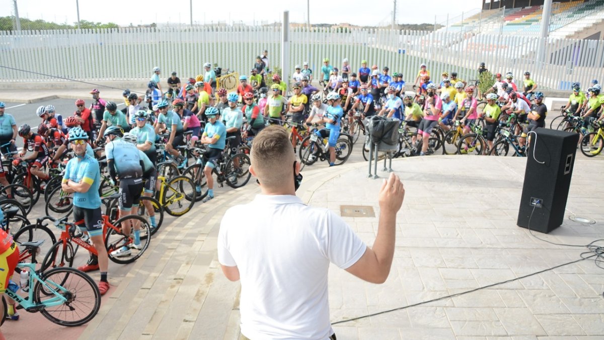 Todo en orden antes de participar en una ruta espectacular.