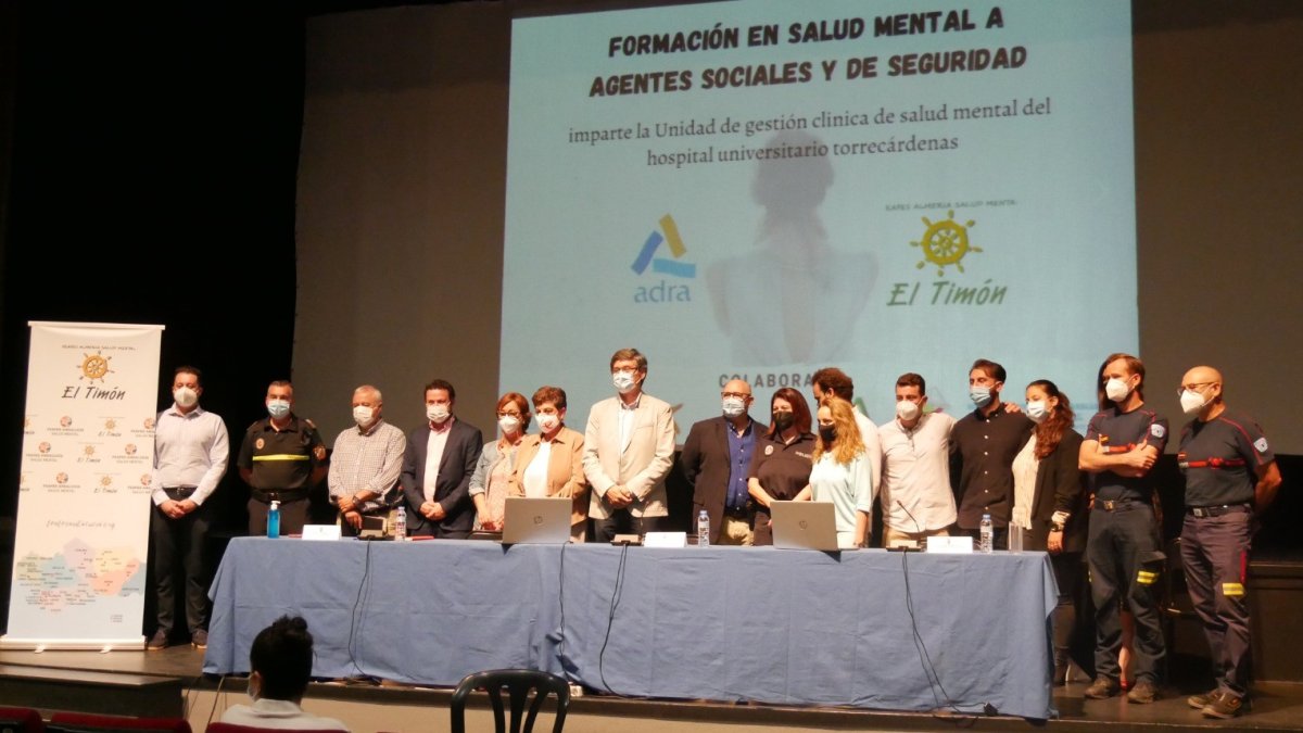 Desarrollo de las jornadas en Adra.