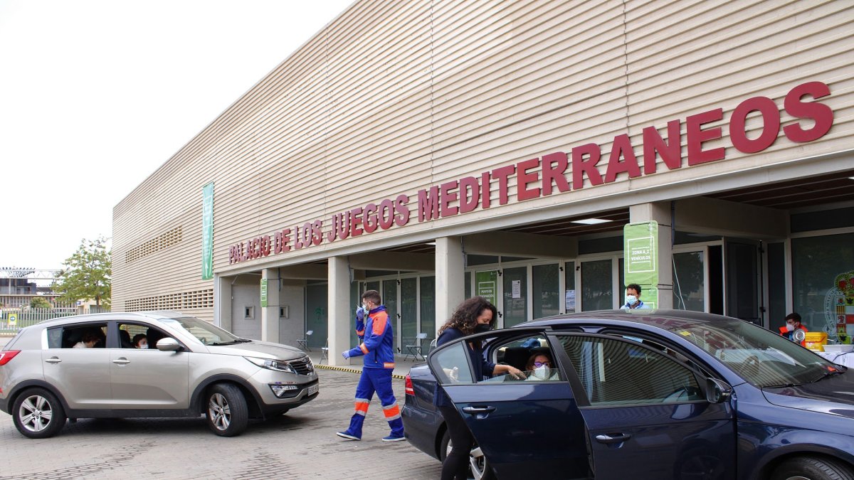 El Palacio de los Juegos vuelve a ser punto de vacunación en Almería capital.