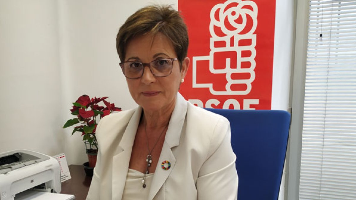 Adriana Valverde, portavoz del PSOE en el Ayuntamiento de Almería