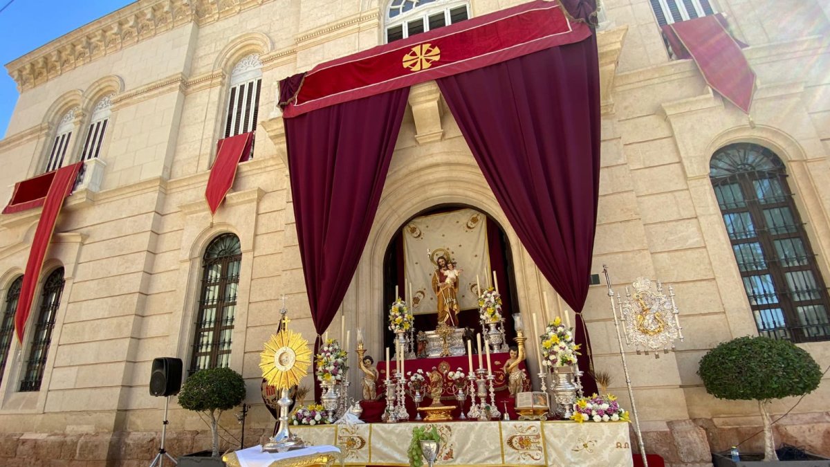 Altar efímero de Prendimiento.
