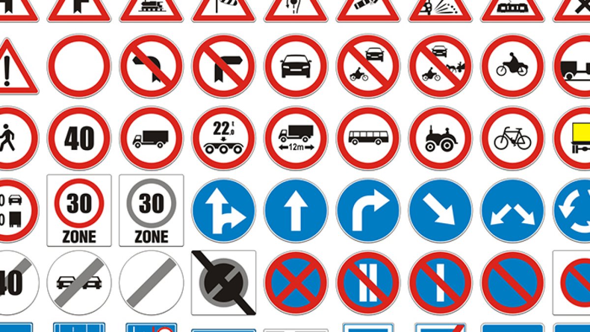 Señales de tráfico de la DGT.