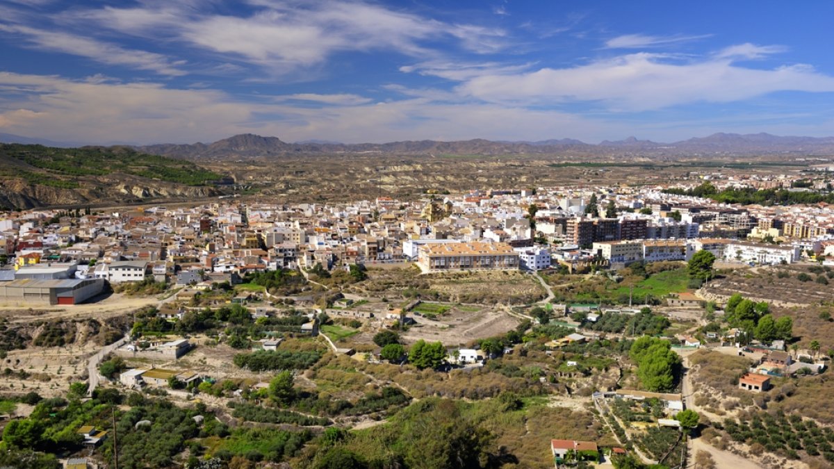 Vista general del municipio de Huércal-Overa.