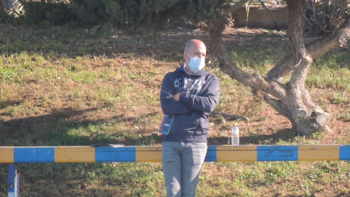 Gabriel Fernández Pacheco en el campo Anexo.