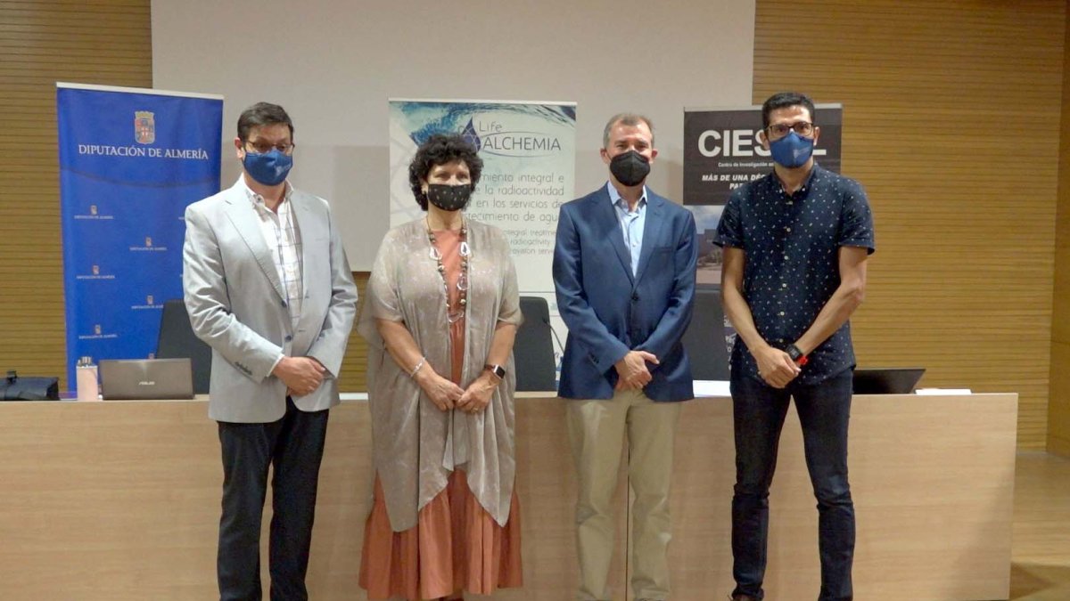 Durante el seminario.