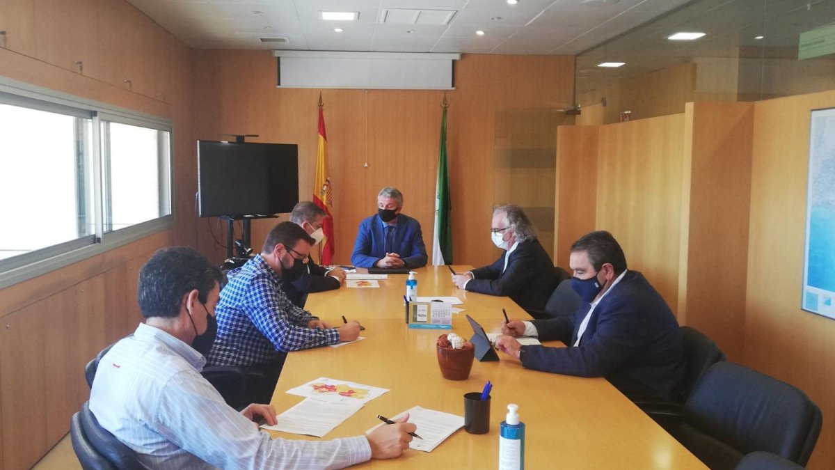 Reunión del comité territorial almeriense, en una imagen de archivo.