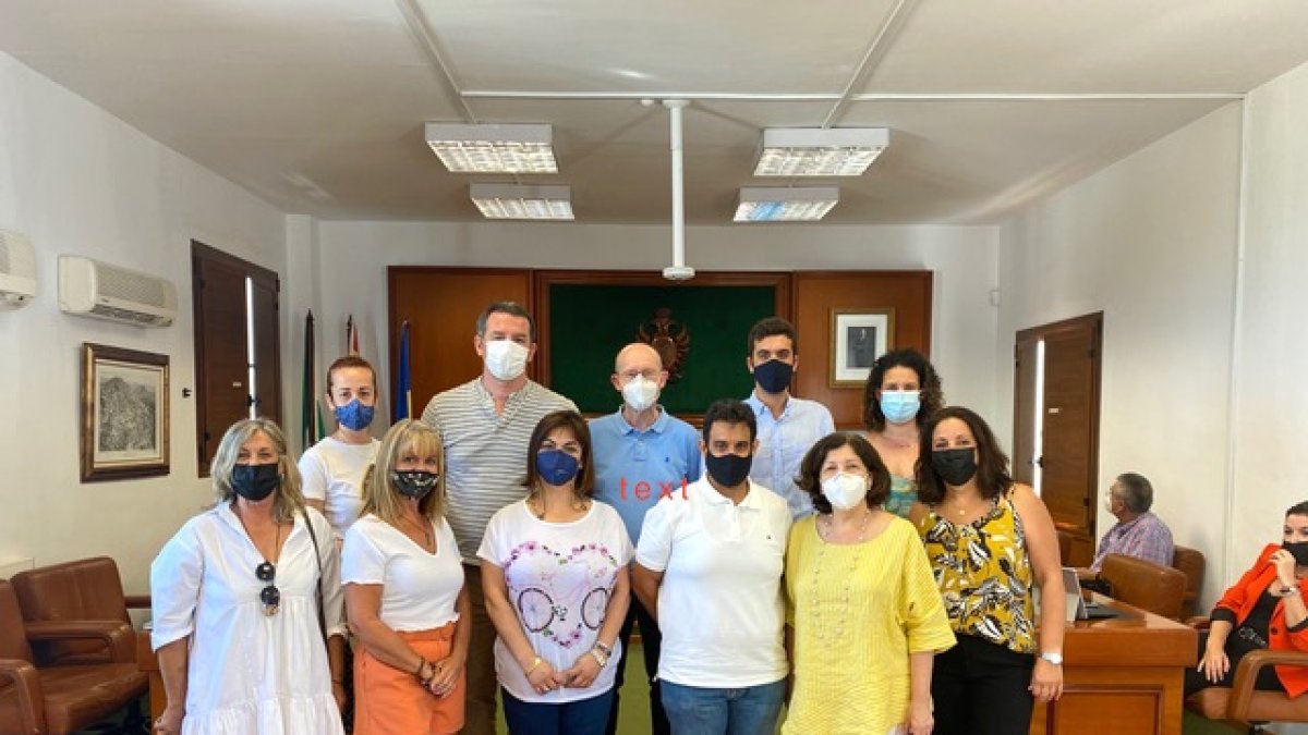 Equipo de Gobierno de Mojácar tras la incorporación del edil.