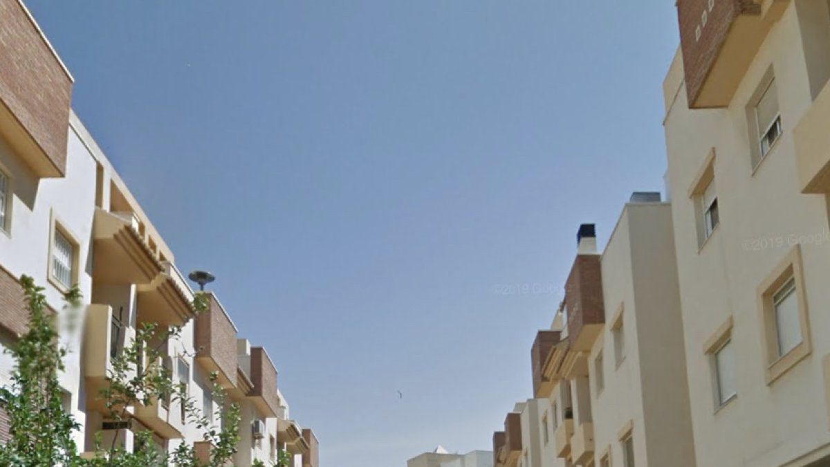 Imagen de la calle María Callas de la capital.