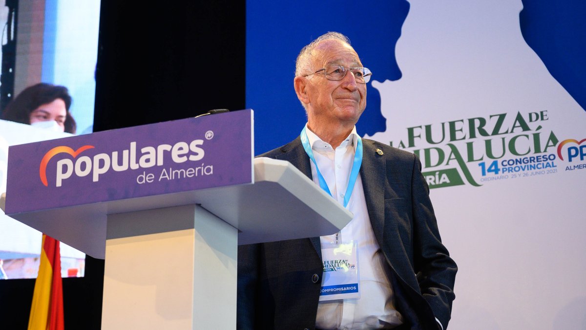 Gabriel Amat, en su despedida.