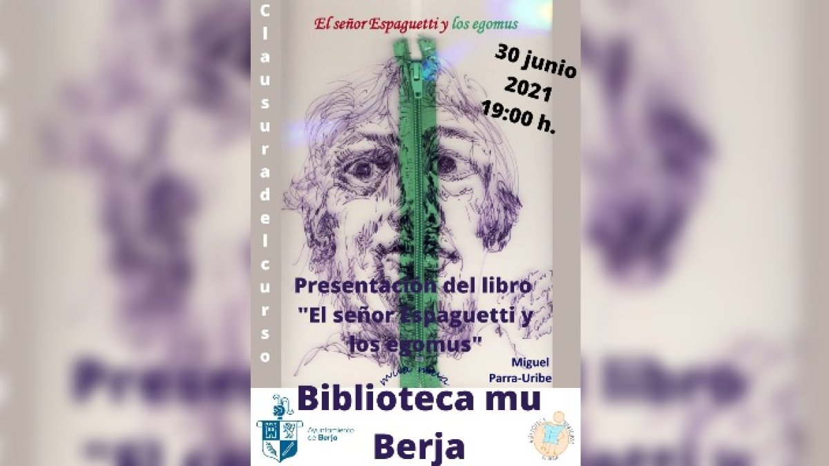 Cartel de la presentación del libro.