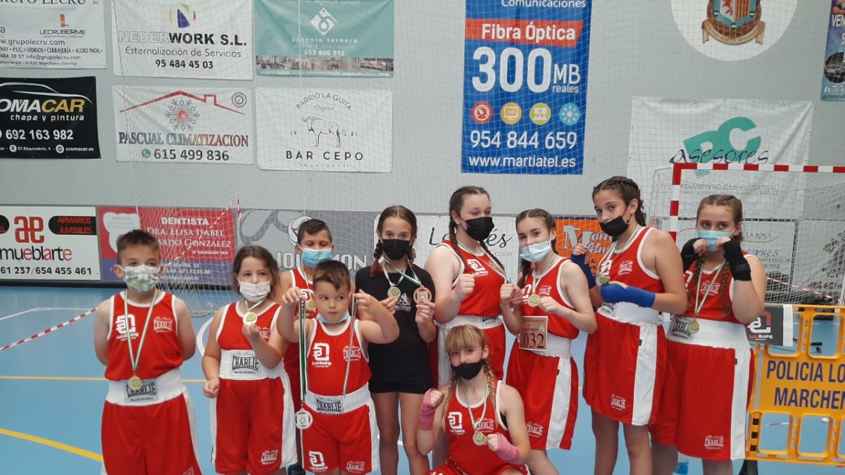 Los participantes en el torneo andaluz de Sevilla.