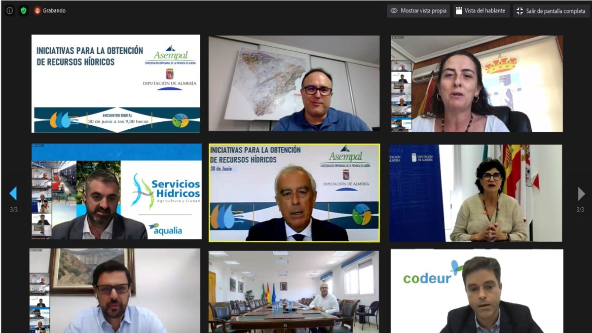 Encuentro virtual impulsado por Asempal y la Diputación Provincial